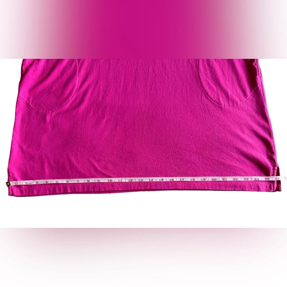 Lands End Pink Sleeveless Dress Embroidered  - Cover Up Size Large - Picture 10 of 15
